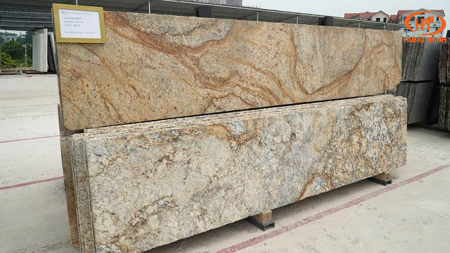 Đá Granite Solarius - Hình ảnh thực tế tại kho đá Hưng Thịnh