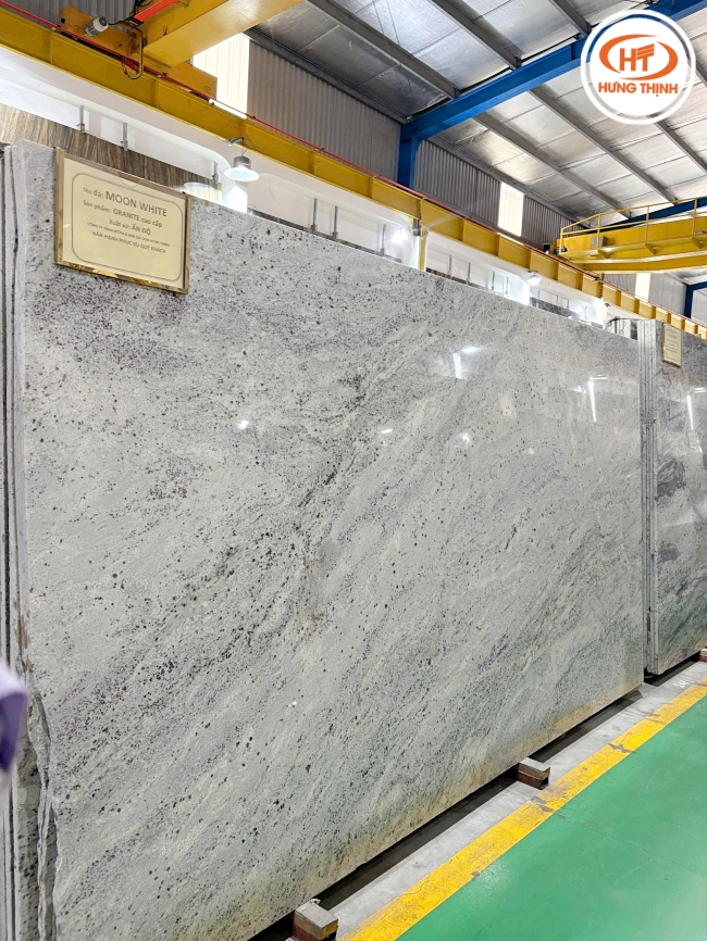 Đá hoa cương Moon White nhập khẩu Ấn Độ