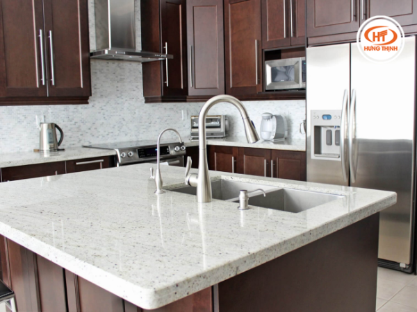 Đá Granite Trắng ốp bếp