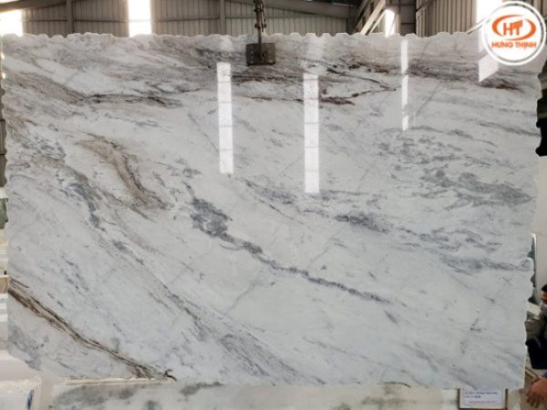 Đá Granite Branco White có màu trắng vân xám tinh tế