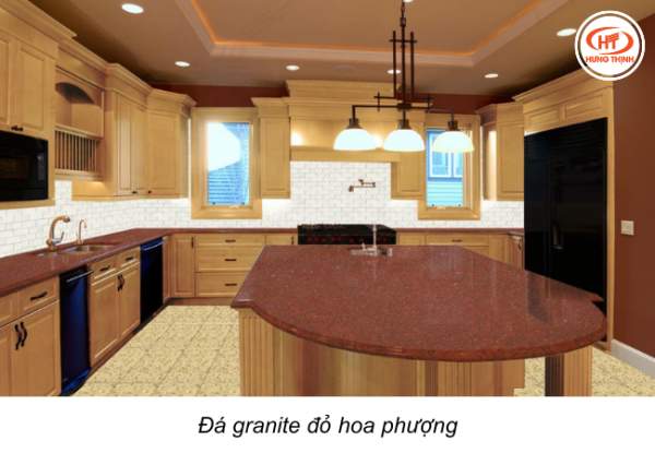 đá granite đỏ hoa phượng