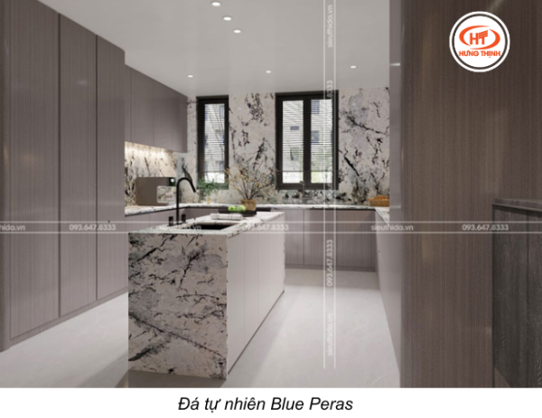 đá granite blue peras