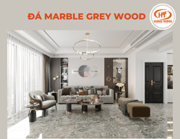 Mẫu đá Marble màu xám rất được ưa chuộng và ứng dụng phổ biến trong các công trình hiện nay