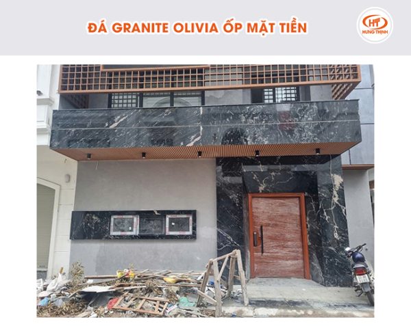 Mẫu đá Granite Olivia ốp mặt tiền 