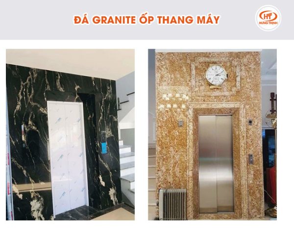 Một số mẫu đá Granite ốp thang máy thông dụng