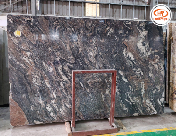 Đá Granite Titanium Gold sở hữu đường vân sắc nét 