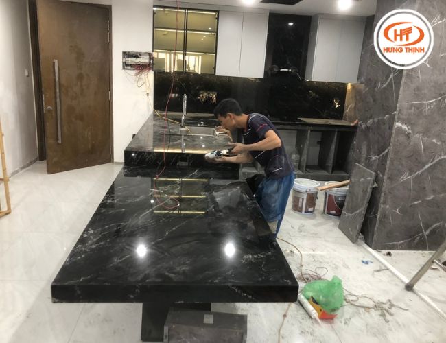 Đá Granite Olivia với độ chống thấm tốt, dễ dàng vệ sinh