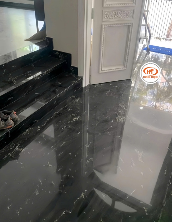Đá Granite Olivia Green ứng dụng lát sàn