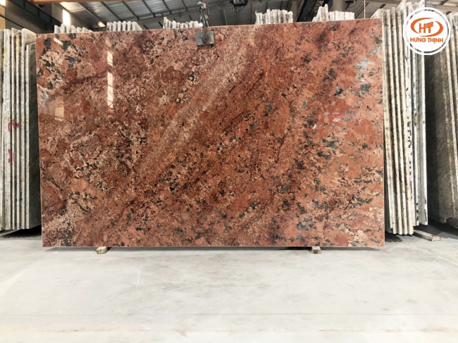 Đá khổ lớn Volcano Red tự nhiên trong các loại đá hoa cương