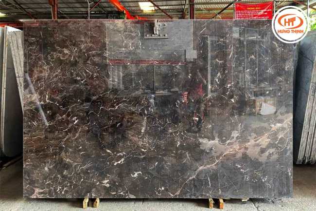Đá cẩm thạch nâu thổ