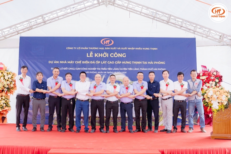 batch le khoi cong nha may che bien da op lat hung thinh tai hai phong 09 1