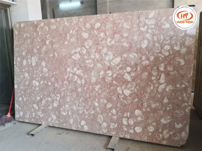 Đá Marble Hồng Sò