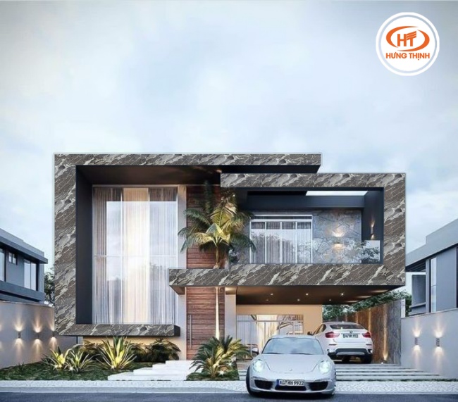 Đá Granite ốp mặt tiền thể hiện gu thẩm mỹ độc đáo