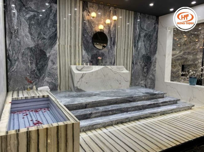 Đá Granite ốp tạo cấp siêu bền nhờ độ chịu lực cao