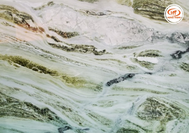 Vân đá và màu sắc đặc biệt của đá Marble Xanh Ngọc Văn Chấn