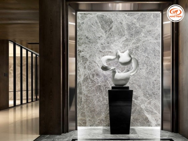 Tranh đá Marble Konya Grey siêu đẹp