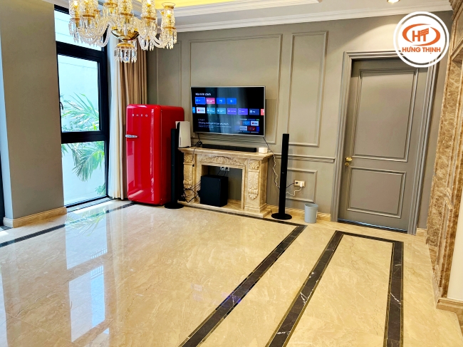 Sàn đá Oman hoa to được nhiều gia chủ yêu thích