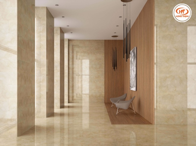 Đá Marble lát sàn Cream Marfil