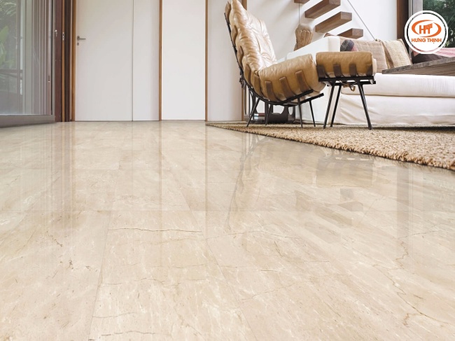 Đá Marble Crema Marfil lát sàn