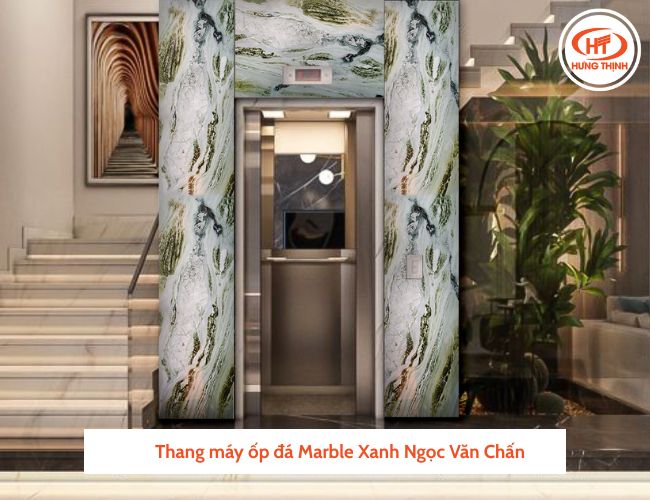 Tone màu xanh tự nhiên của đá Cẩm Thạch Xanh Ngọc Văn Chấn. 