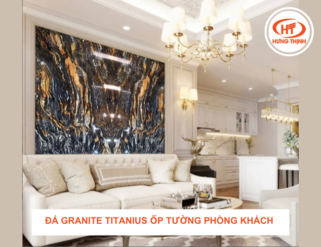 Vẻ ngoài độc đáo của đá Titanius giúp không gian sống trở nên nổi bật