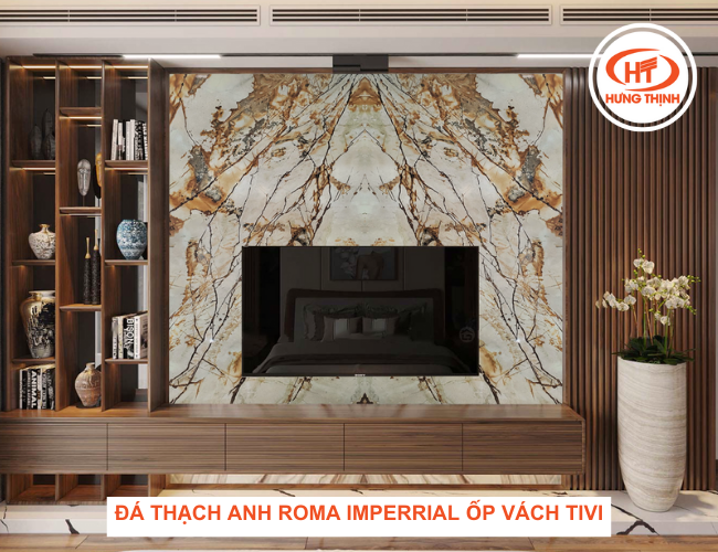 Đá Thạch Anh Roma Imperial lên bản vẽ cực đẹp