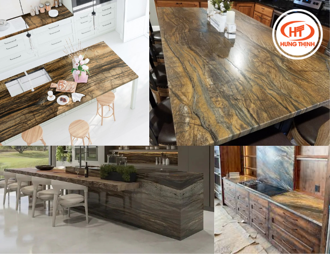 Màu sắc của đá Quartz Sandulus trung tính nên kết hợp được nhiều phong cách thiết kế 