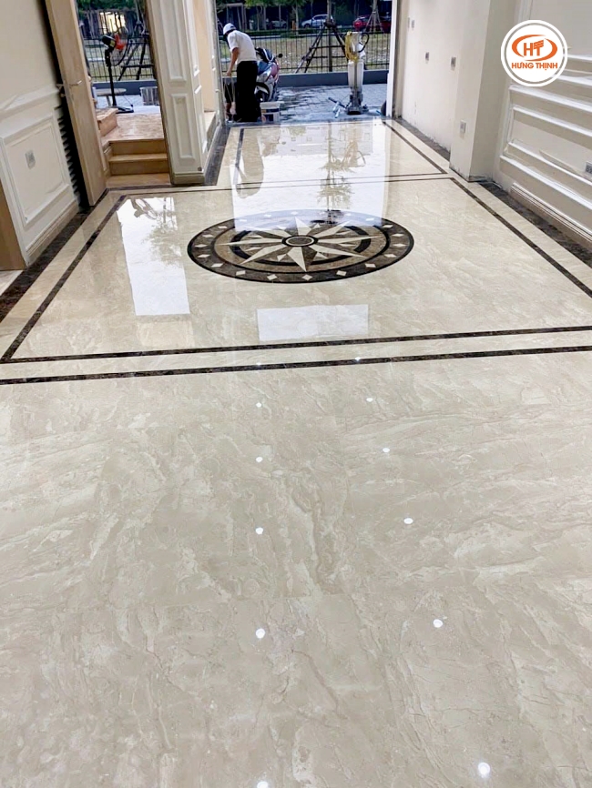 Vân đá Marble Oman hoa to mang vẻ đẹp tự nhiên độc đáo