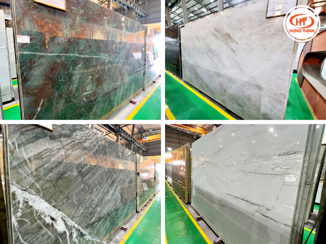 Một số mẫu đá Thạch Anh được khách mua ốp bếp tại kho Hưng Thịnh 