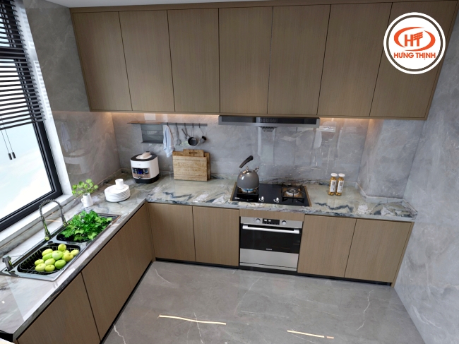 Phù hợp với nhiều căn bếp hiện đại, dễ phối với các nội thất khác 