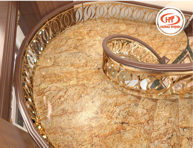 Đá Granite Solarius được cắt quy cách tỉ mỉ và chuyên nghiệp 