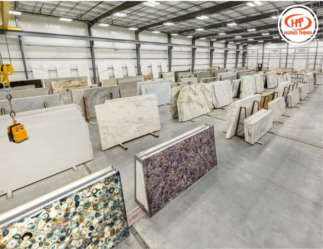 Khu trưng bày đá tự nhiên của Kho đá Phan Thị.