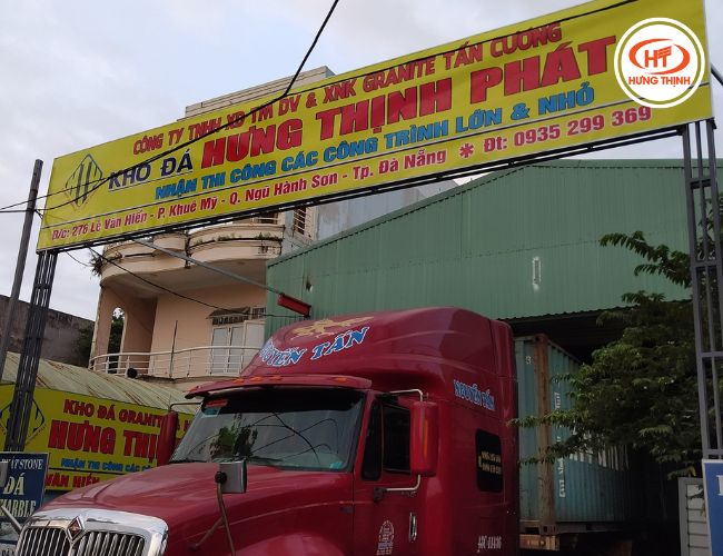 Hình ảnh kho đá Granite Hưng Thịnh Phát - Đà Nẵng. 