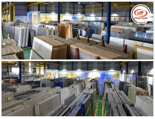 Cận cảnh kho đá rộng lớn tại Hưng Thịnh 