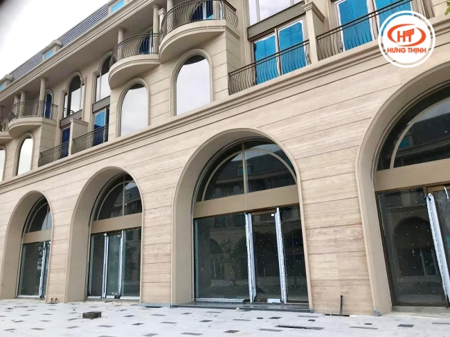 Các công trình lớn ưa chuộng loại đá này ốp mặt tiền