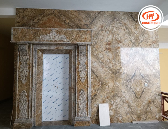 Màu vàng mang tới sự bề thế và mạnh mẽ cho không gian