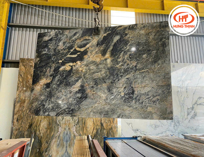 Hình ảnh đá Granite Lava Oro khổ lớn