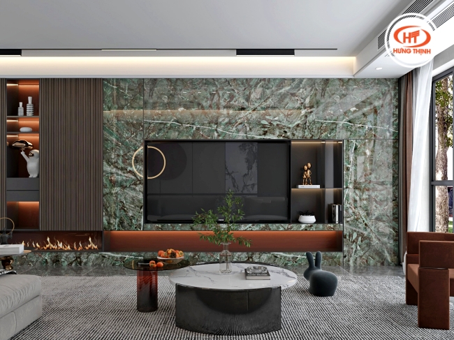 Vì ý nghĩa phong thủy mà đá thạch anh xanh thường được ứng dụng trong trang trí nghệ thuật. 