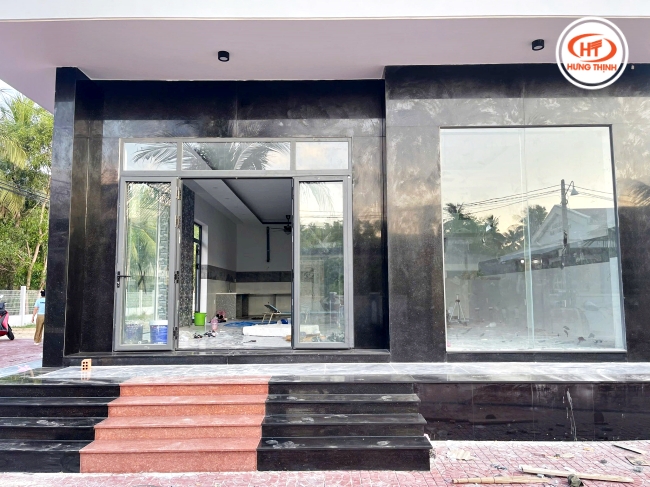 Đá Granite ốp mặt tiền Kim Sa đảm bảo độ bền theo năm tháng