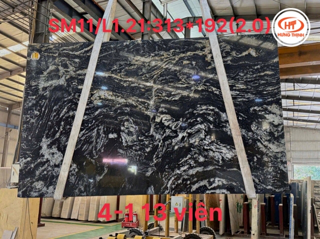 Đá Granite Black Titanium tại tổng kho Hưng Thịnh