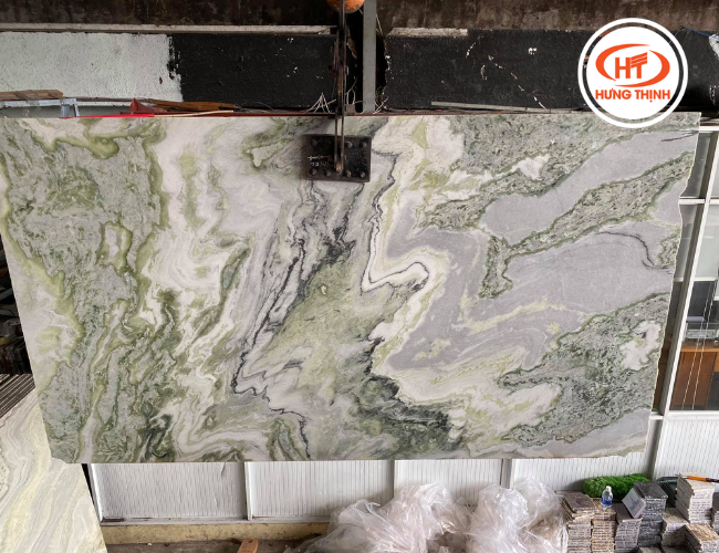 Đá Marble Hymalaya Onyx có vân đá màu xanh ngọc