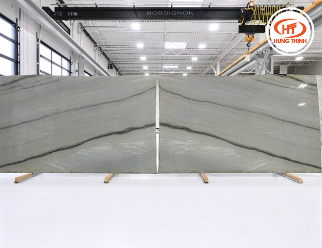 Vân đá đối xứng thường được ghép để làm tranh đá trang trí