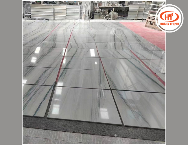 Đá Silver Shadow sáng bóng, lát sàn giúp tăng giá trị thẩm mỹ