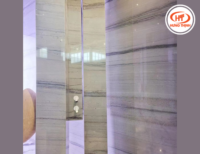 Màu sắc trang nhã giúp công trình giữ được nét sang trọng