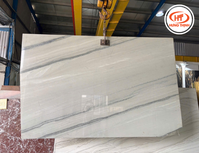 Đá Thạch Anh Silver Shadow tại tổng kho Hưng Thịnh