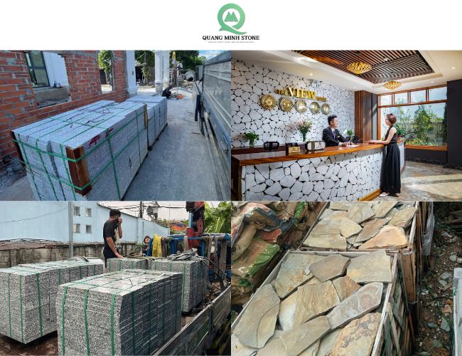 Quang Minh Stone là đơn vị chuyên về đá tự nhiên ốp ngoại cảnh. 