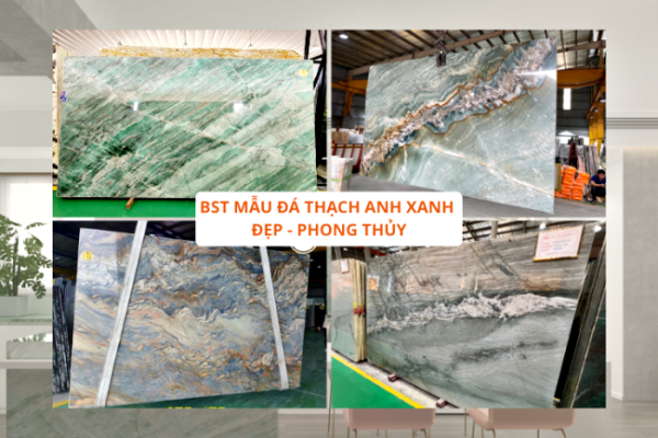 đá thạch anh xanh