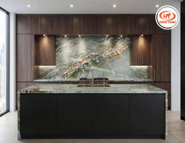 Đá thạch anh Bramante Maestro dùng cho mặt bàn bếp