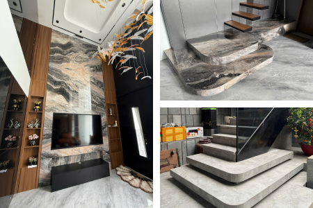 thi công đá nhà ở công trình Thụy Phương, Bắc Từ Liêm