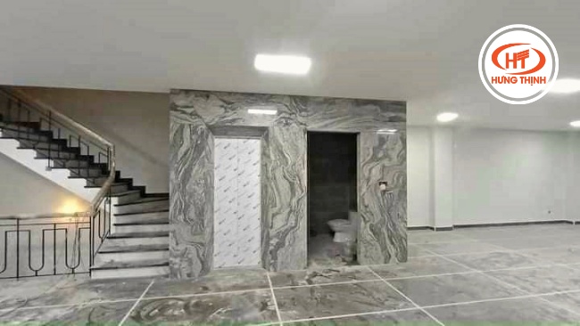 Bề mặt sáng bóng và khả năng chống trầy xước phù hợp với ốp thang máy của đá Granite Asian White